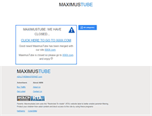Tablet Screenshot of maximustube.com